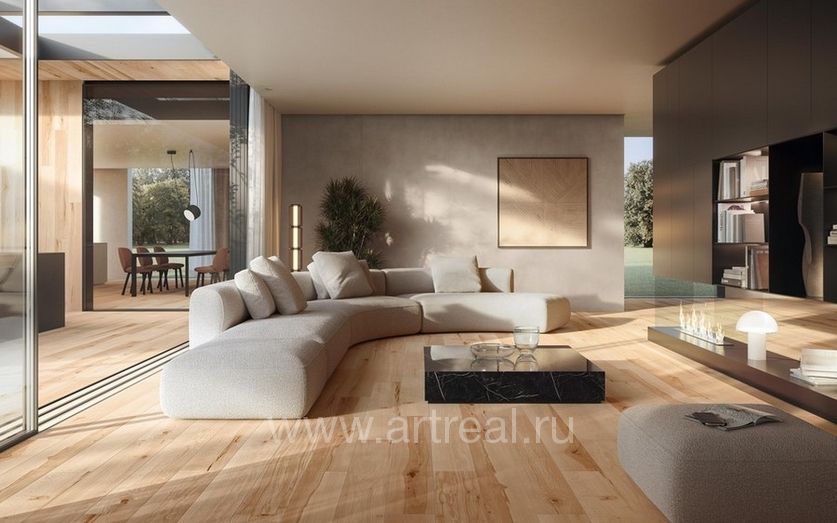 Керамогранит Atlas Concorde Italia Log Cansei в интерьере