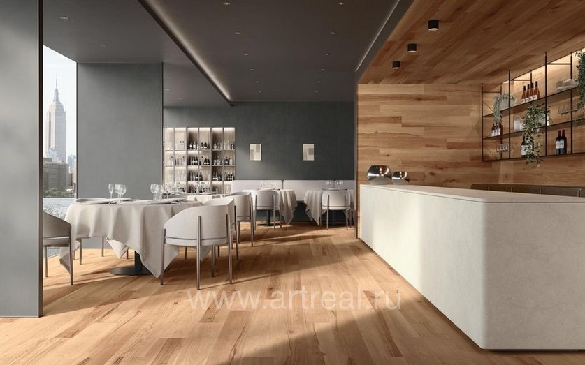 Керамогранит Atlas Concorde Italia Log Cansei в интерьере