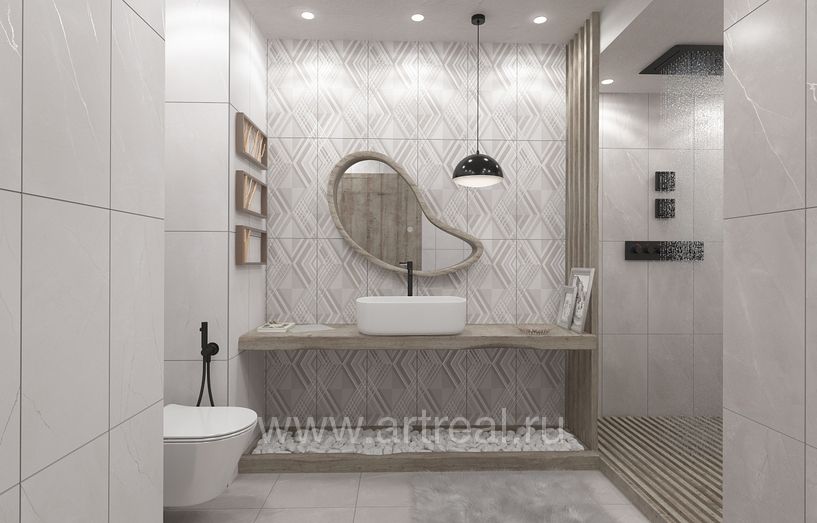 Керамическая плитка Kerlife Russia Pulpis White в интерьере