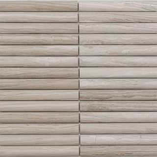 Pixel Mosaic Венеция мозаика White Wooden Convex 20х151 30*30*12