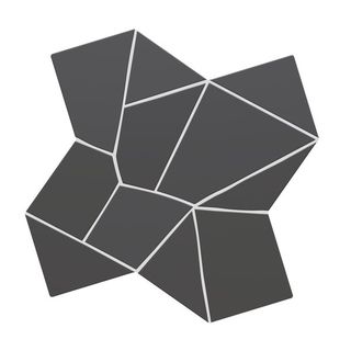 Wow Trencadis напольная плитка Gaudi Basalt 25.5*25.5*10