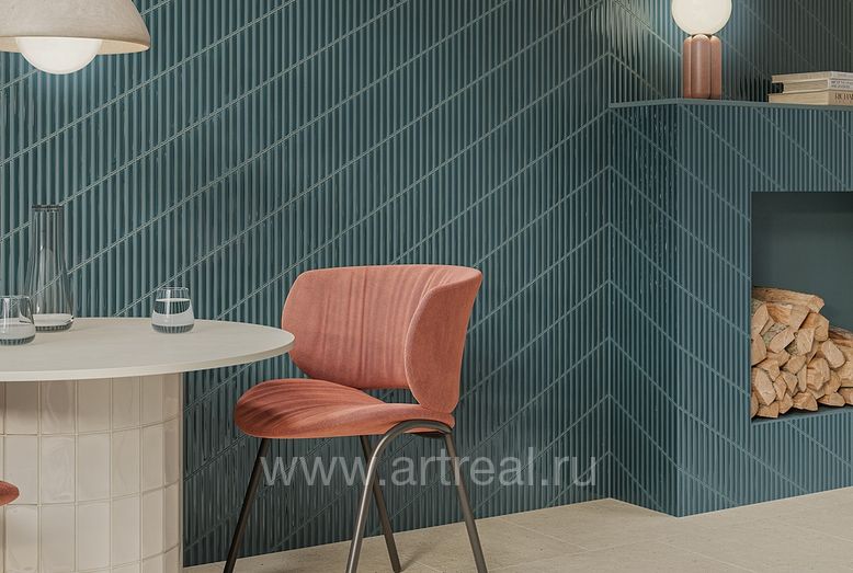 Керамическая плитка Wow Spike Bars в интерьере