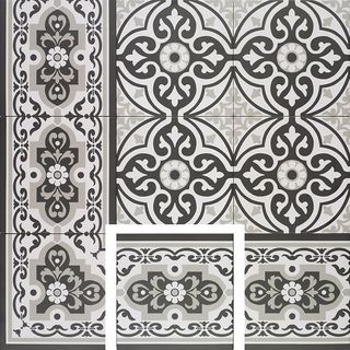 Mainzu Normandy напольная плитка Cenefa White 20*20