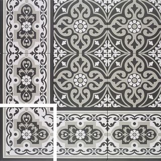 Mainzu Normandy напольная плитка Angulo Black 20*20