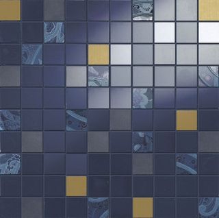 Emil Ceramica Giselle мозаика Giselle Mini Mosaico Blu 31.5*31.5