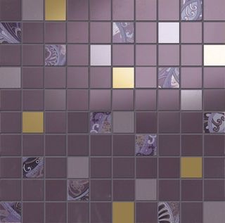Emil Ceramica Giselle мозаика Giselle Mini Mosaico Prugna 31.5*31.5