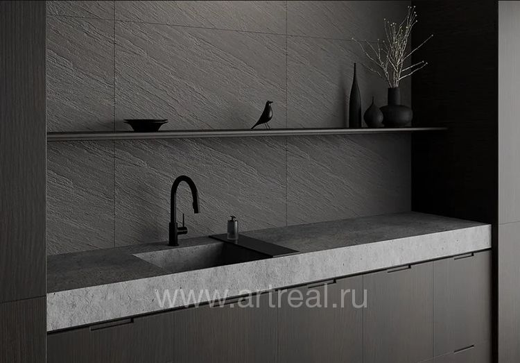 Керамогранит Art&Natura Slate в интерьере