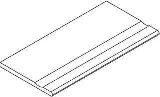 Italon Avantgarde спец. элемент Бортик Пьюр с выемкой закруглённый 30*120*20