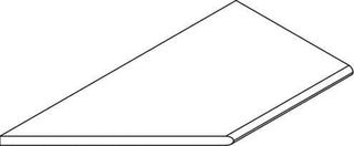 Italon Avantgarde спец. элемент Бортик Пьюр закруглённый левый 30*120*20