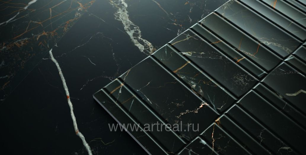 Керамогранит APE Night Lux в интерьере