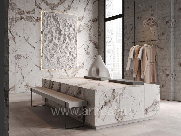 Керамогранит Estima Amber Illusion в интерьере