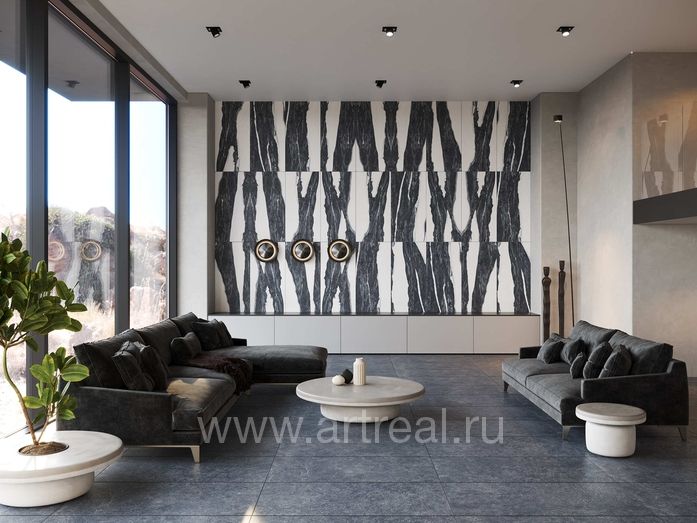 Керамогранит Estima Indigo Illusion в интерьере