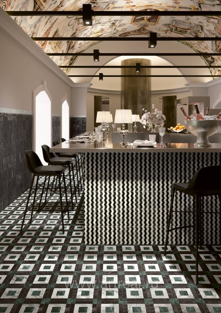 Керамогранит 41zero42 Dandy в интерьере