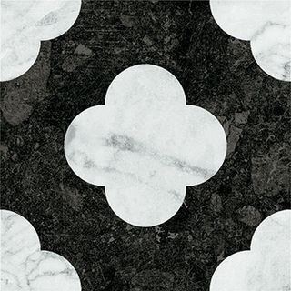 41zero42 Dandy керамогранит Pin Black-White 18.6*18.6*8.5