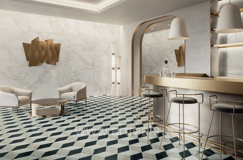 Gardenia (Versace) Tarsia Керамогранит Gardenia (Versace) Tarsia в интерьере