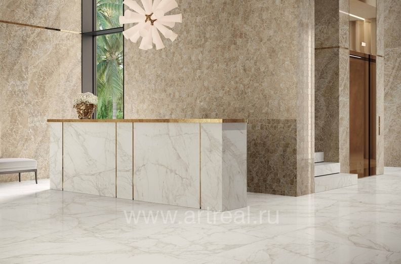 Gardenia (Versace) Tarsia Керамогранит Gardenia (Versace) Tarsia в интерьере