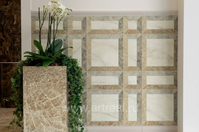 Gardenia (Versace) Tarsia Керамогранит Gardenia (Versace) Tarsia в интерьере