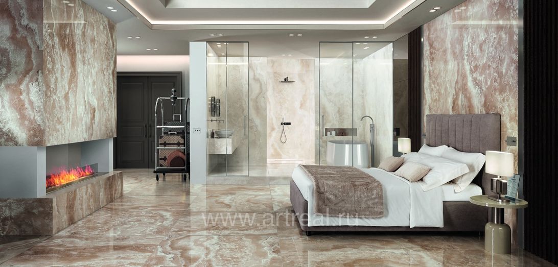 Керамогранит Tagina Onyx Diamond в интерьере