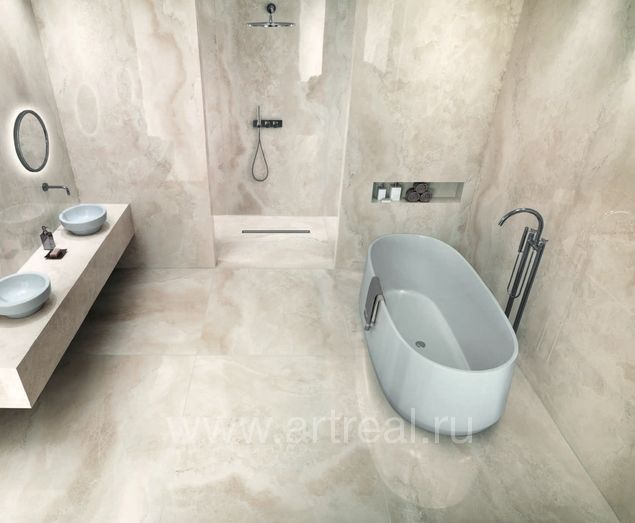 Керамогранит Tagina Onyx Diamond в интерьере