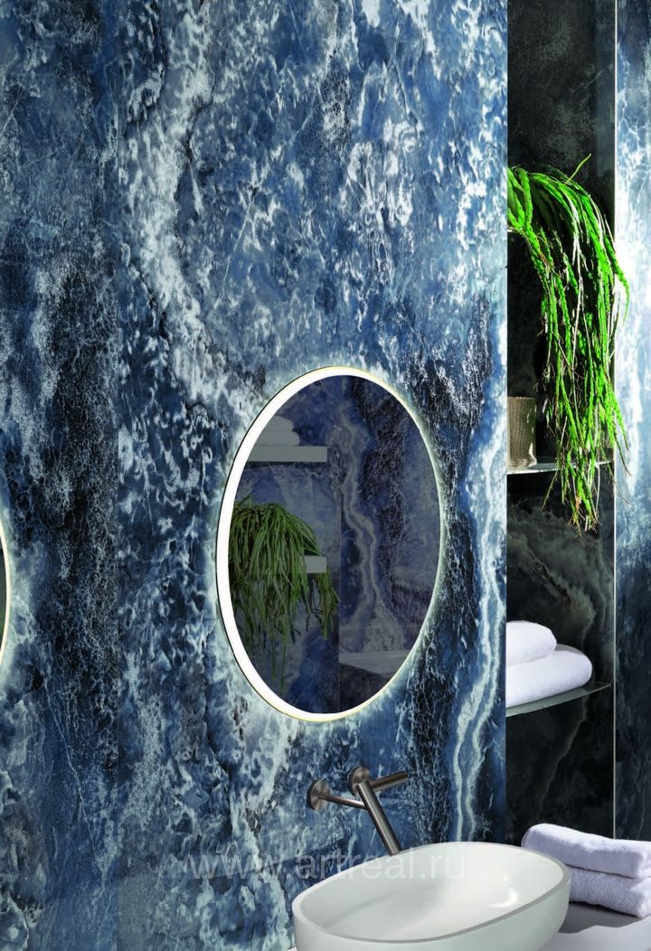 Керамогранит Tagina Onyx Diamond в интерьере