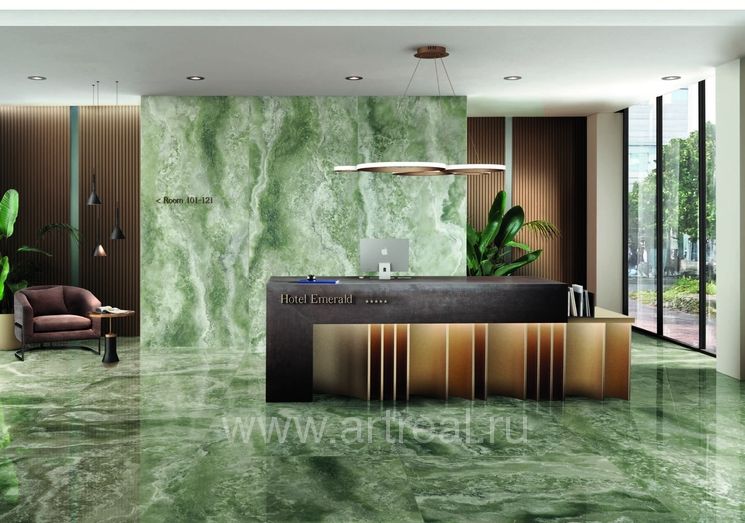 Керамогранит Tagina Onyx Diamond в интерьере