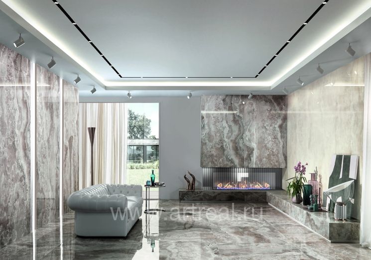 Керамогранит Tagina Onyx Diamond в интерьере