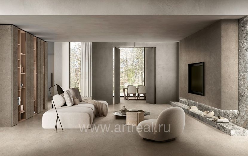 Керамогранит Rex Authentic Luxe в интерьере