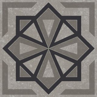 Kerama Marazzi Касабланка керамогранит Декор серый матовый 9.8*9.8*7