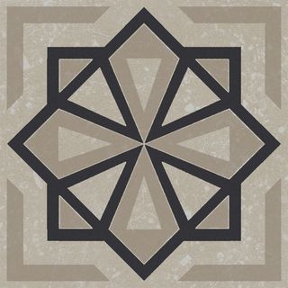 Kerama Marazzi Касабланка керамогранит Декор серый светлый матовый 9.8*9.8*7