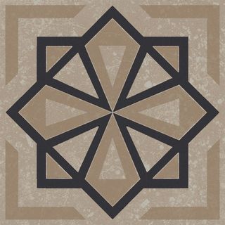 Kerama Marazzi Касабланка керамогранит Декор бежевый светлый матовый 9.8*9.8*7