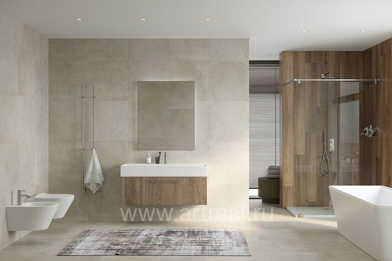 Керамогранит Creto Pacific в интерьере