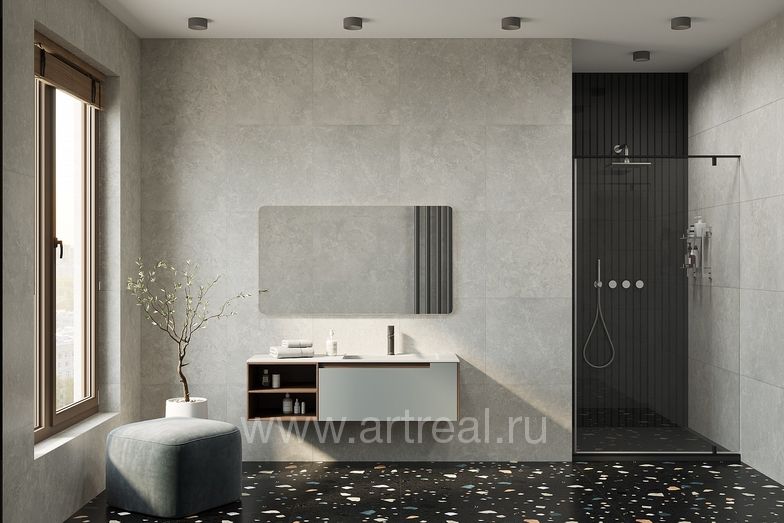 Керамогранит Creto Shell в интерьере