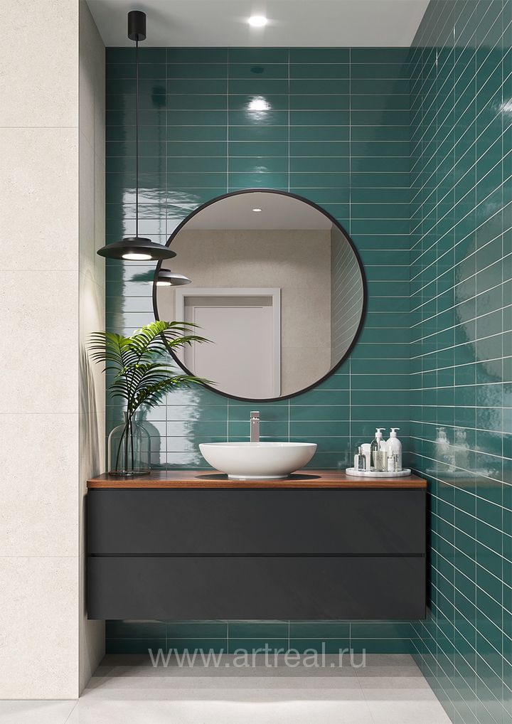 Керамическая плитка Smile Tile Liguria в интерьере