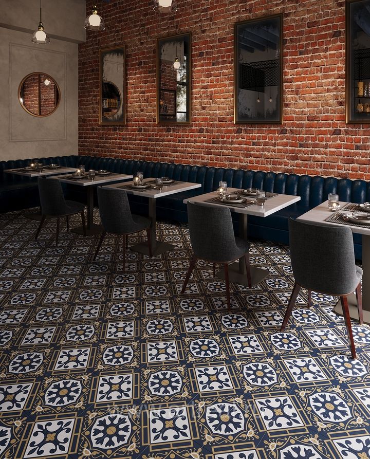 Керамогранит Smile Tile Siena в интерьере