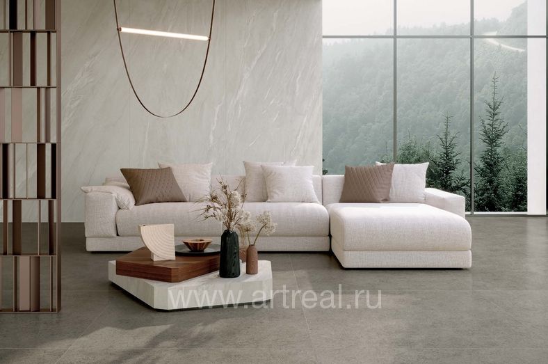 Керамогранит Atlas Concorde Russia Forte dei Marmi Rock в интерьере