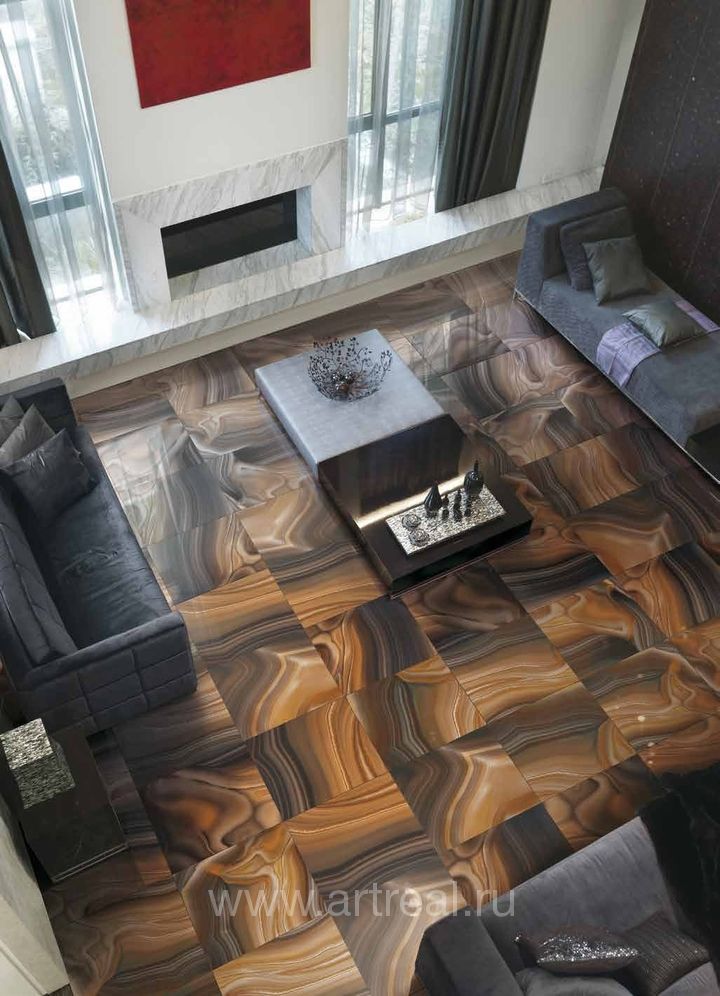 Керамогранит La fabbrica Astra в интерьере