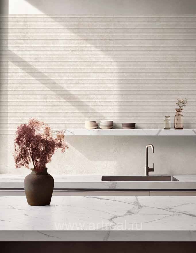 Керамическая плитка Ragno Travertino Wall в интерьере
