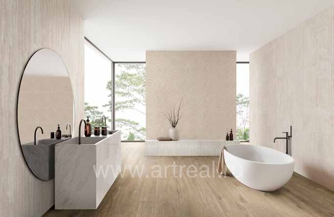 Керамическая плитка Ragno Travertino Wall в интерьере