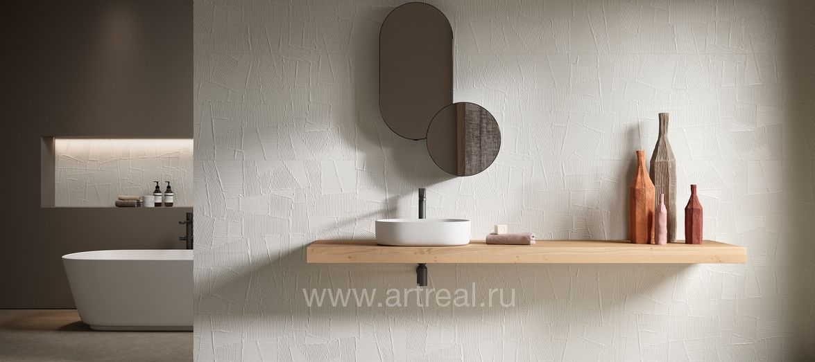 Керамическая плитка Piemme Homey Paper Clay в интерьере