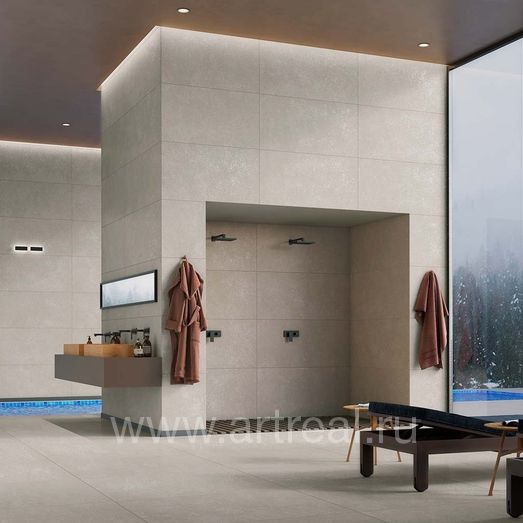 Керамогранит Gravita Concretica в интерьере