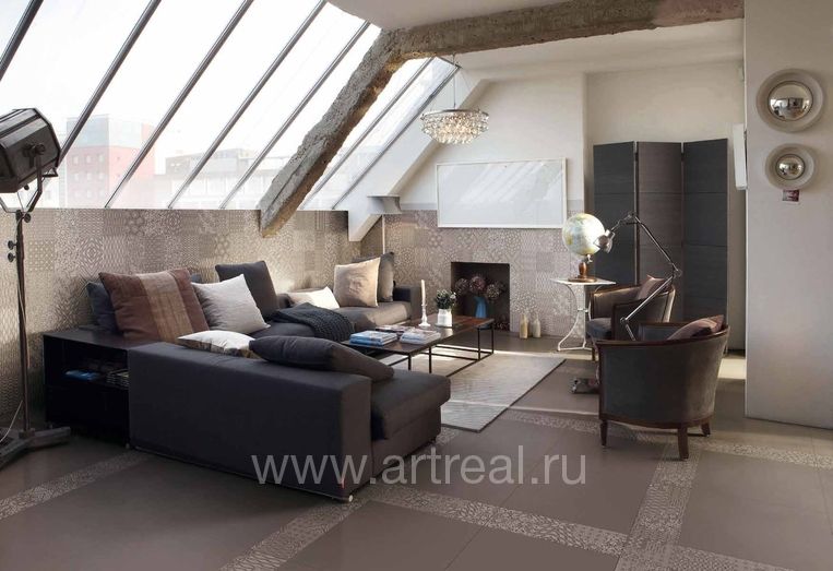 Керамогранит La fabbrica Orchestra в интерьере