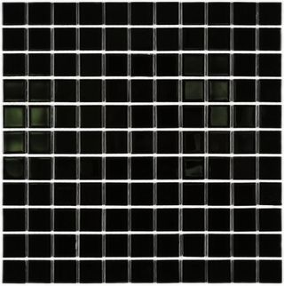 Bonaparte Стеклянная мозаика Black glass 25x25 30*30*4