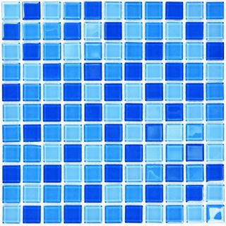 Bonaparte Стеклянная мозаика Blue wave-1 25x25 30*30*4