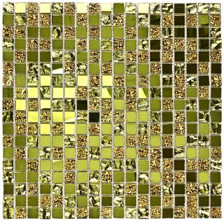 Bonaparte Стеклянная мозаика Mirror Gold 15x15 30*30*4