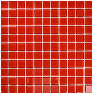 Bonaparte Стеклянная мозаика Red glass 25x25 30*30*4