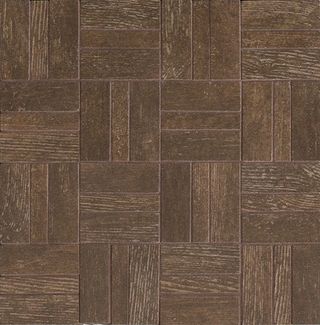 Ariostea Legni мозаика Mini Domino Rovere Moka 30*30