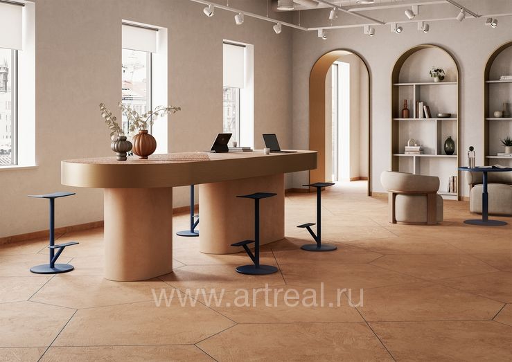 Керамогранит Gigacer Aromas в интерьере