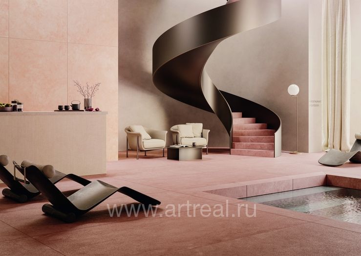 Керамогранит Gigacer Aromas в интерьере