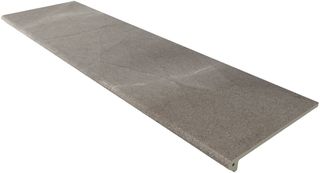 Gres de aragon Marble фронтальная ступень Pulpis Peldano Redondeado 30*120*14