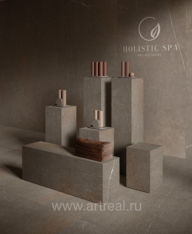 Керамогранит Kronos Piasentina Stone в интерьере